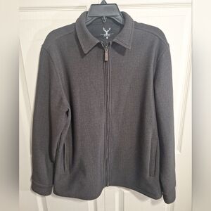 Nicoby Men's Fleece Lined Zip-Up Jacket - M - Brown